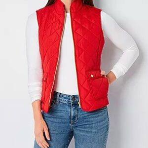 Red Puffer Vest